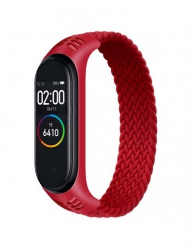 Pulseira Xiaomi Mi Smart Band 7 / Mi Smart Band 6 / Mi Band 5 / Amazfit Band 5 TPU Uni Color S (Vermelho)