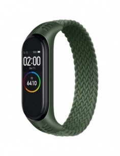 Pulseira Xiaomi Mi Smart Band 7 / Mi Smart Band 6 / Mi Band 5 / Amazfit Band 5 TPU Uni Color S (Verde)
