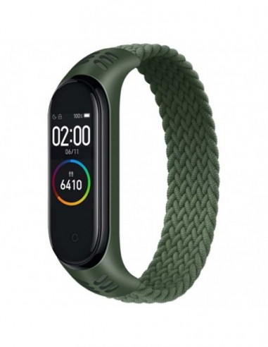 Pulseira Xiaomi Mi Smart Band 7 / Mi Smart Band 6 / Mi Band 5 / Amazfit Band 5 TPU Uni Color S (Verde)