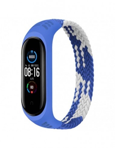 Pulseira Xiaomi Mi Smart Band 7 / Mi Smart Band 6 / Mi Band 5 / Amazfit Band 5 TPU Dual Color L (Azul)
