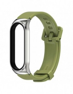 Pulseira Xiaomi Mi Smart Band 7 / Mi Smart Band 6 / Mi Band 5 / Amazfit Band 5 Metal-Gel (Verde)