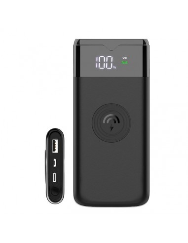 POWERBANK COM INDUÇÃO 10W DUDAO PRETO K13PRO 10.000MAH