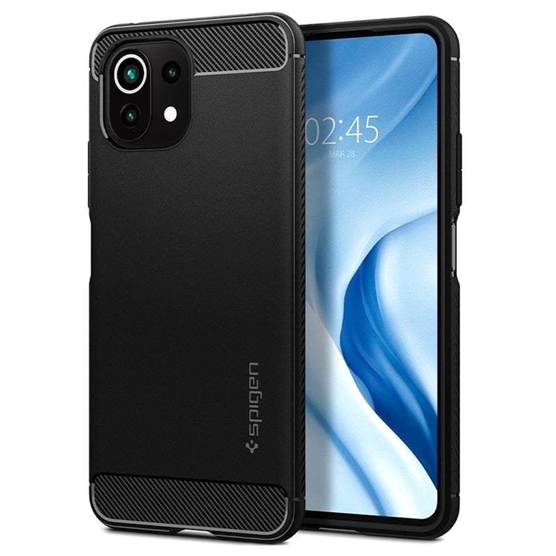 CAPA SPIGEN RUGGED ARMOR PARA XIAOMI MI 11 LITE 5G / 11 YOUTH/ 11 LITE