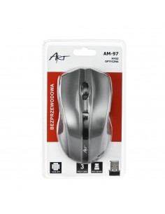 RATO SEM FIOS ART AM-97 CINZENTO
