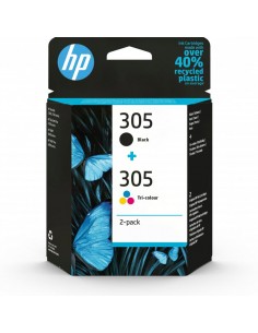 HP 305 PACK NEGRO CORES ORIGINAL