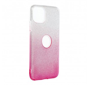 CAPA FORCELL SHINING PARA IPHONE 11 PRO MAX (6.5) CLEAR/PINK