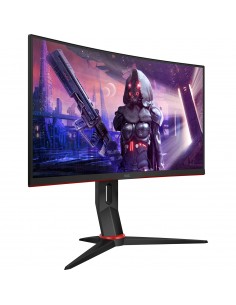 MONITOR GAMING AOC 24" CURVO PRETO LED 1MS 144HZ