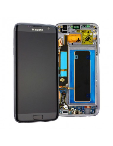TOUCHSCREEN C/ ARO E DISPLAY SAMSUNG GALAXY S7 EDGE, SM-G935F DOURADO ORIGINAL (GH97-18533C)