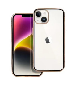 CAPA IPHONE 14 LUX PRETO/GOLD