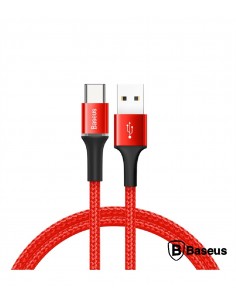CABO BASEUS USB TYPE-C 1M VERMELHO