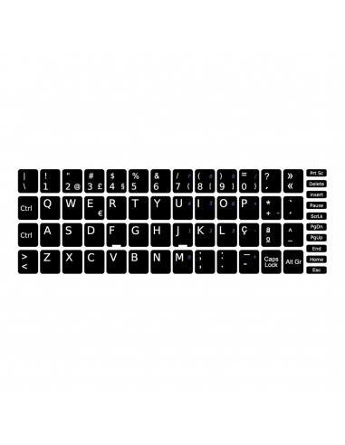 AUTOCOLANTES PARA TECLADO PT
