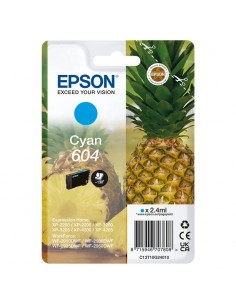 TINTEIRO EPSON 604 AZUL ORIGINAL SÉRIE ANANÁS