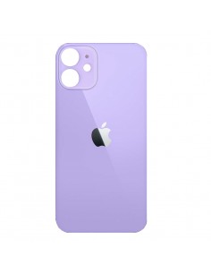 TAMPA TRASEIRA VIDRO IPHONE 12 MINI ROXO COMPATIVEL
