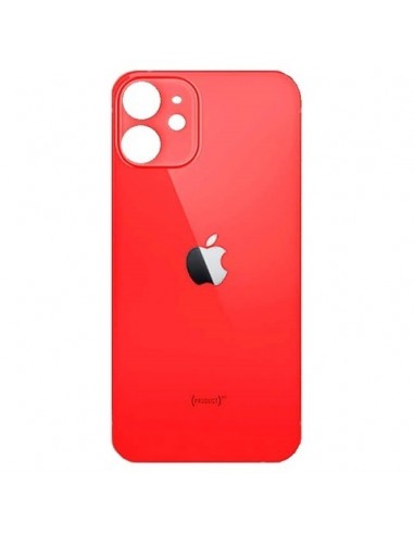 TAMPA TRASEIRA VIDRO IPHONE 12 MINI RED COMPATIVEL
