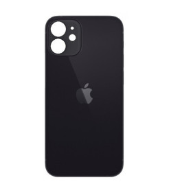 TAMPA TRASEIRA VIDRO IPHONE 12 MINI PRETO COMPATIVEL