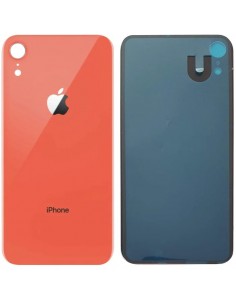 TAMPA TRASEIRA VIDRO IPHONE XR CORAL COMPATIVEL