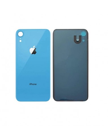 TAMPA TRASEIRA VIDRO IPHONE XR AZUL COMPATIVEL