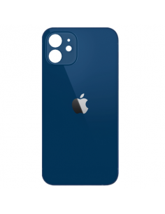 TAMPA TRASEIRA VIDRO IPHONE 12 AZUL COMPATIVEL