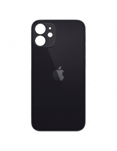 TAMPA TRASEIRA VIDRO IPHONE 12 PRETO COMPATIVEL