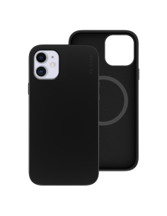 CAPA IPHONE 11 MAG SAFE CABEDAL PRETA