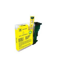 TINTEIRO COMPATIVEL BROTHER LC980Y/1100Y AMARELO