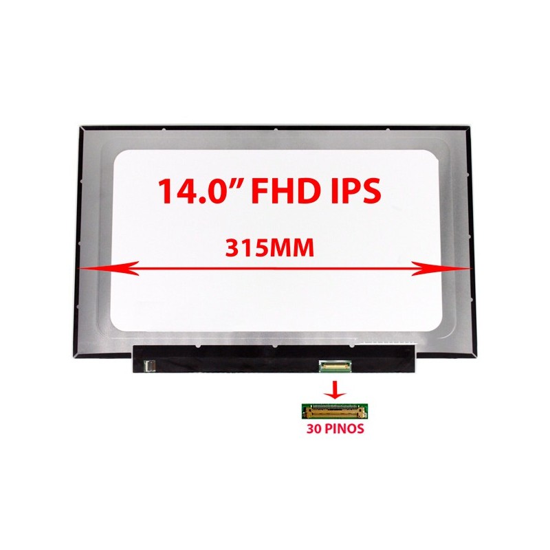 ECRA LCD INSYS PT1-140C 14.0" FHD IPS 315MM - S/BRACKETS