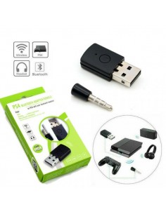 ADAPTADOR USB BLUETOOTH PS4 MICROFONE/AURICULARES