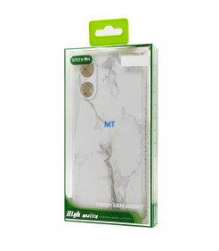 GREEN ON TPU PRINT GRAY LINE MARBLE OPPO A57 4G/A57S 4G