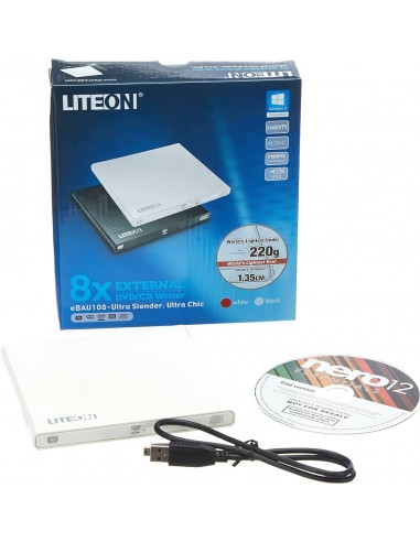 DVDRW EXT SLIM LITE ON EBAU108
