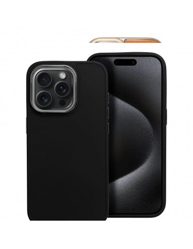 IPHONE 15 PRO FRAME FUTERAL BLACK