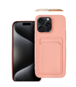 IPHONE 15 PRO MAX CARD CASE PINK