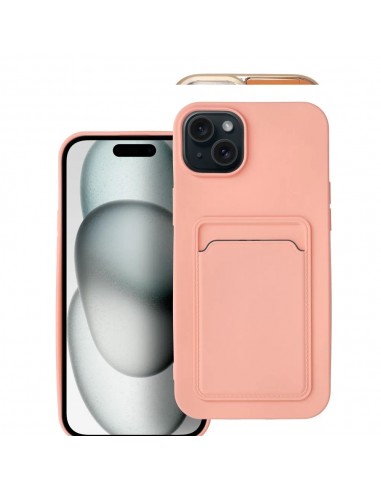 IPHONE 15 PLUS CARD CASE PINK