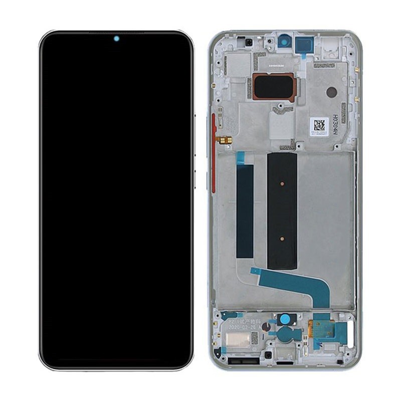 ECRÃ OLED COM FRAME PARA MI 10 LITE 5G AZUL