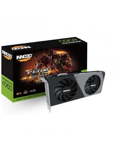 PLACA GRAFICA INNO3D NVD RTX 4060 TWIN X2 8G GDDR6X