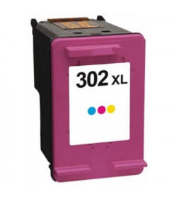 CARTUCHO DE TINTA COLORIDO HP 302XL REMANUFATURADO