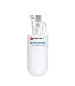 CABO USB LIGHTNING 1M FORCELL TUBE