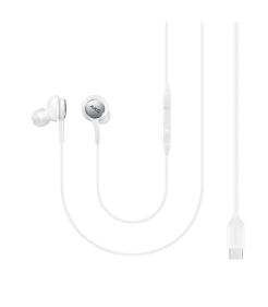 SAMSUNG AKG ORIGINAL WIRE EARPHONES TYPE C WHIT MICROPHONE IC-100BWE WHITE BLISTER