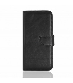 STYLISH BOOK CASE OPPO A35/A15/A15S/ZWART/BLACK