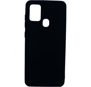 CAPA FORCELL SILICONE SAMSUNG GALAXY A 21S PRETA