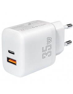 CARREGADOR 35W  1 X TYPE C 1 X USB A LEOTEC