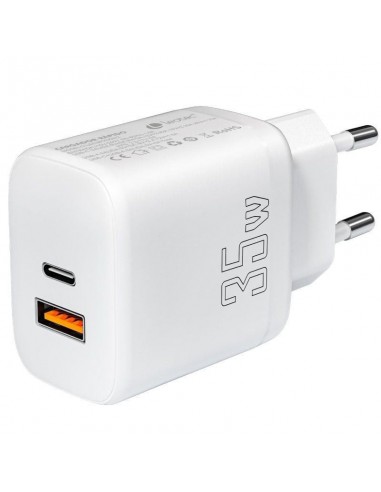 CARREGADOR 35W  1 X TYPE C 1 X USB A LEOTEC