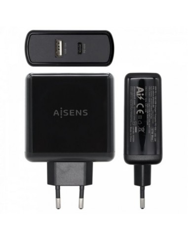 CARREGADOR 57W 1 X USB-C + 12V USB A AISENS CARGA RÁPIDA
