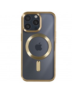 IPHONE 16 CAPA SILICONE CAMERA SHIELD MAGSAFE DOURADO