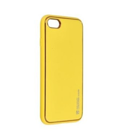 CAPA LEATHER IPHONE 7/8/SE AMARELA