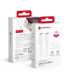 CABO TYPE C / TYPE C FORCELL F-ENERGY QC4.0 3A 60W 2M WHITE