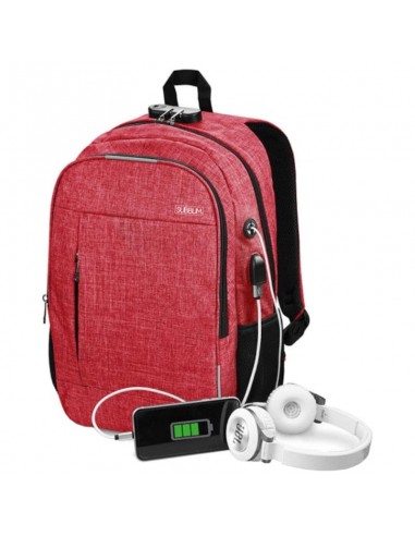 MOCHILA SUBBLIM URBAN LOCK SYSTEM RED