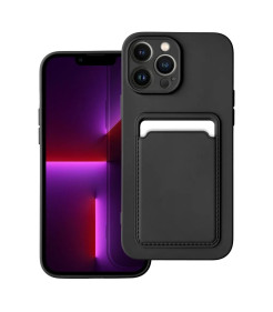 CARD CASE PARA IPHONE 13 PRO MAX PRETO
