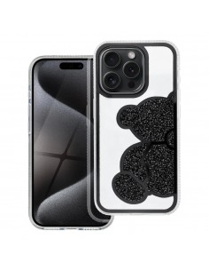 CAPA TEDDY BEAR IPHONE 16 PRO MAX PRETO