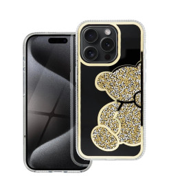 CAPA TEDDY BEAR IPHONE 12 / 12 PRO DOURADO
