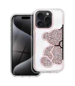 CAPA TEDDY BEAR IPHONE 16 PRO ROSA